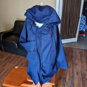 Zara Man blue outdoor jacket Size: M